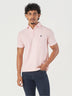 Light Pink Cotton Polo T-Shirt
