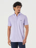 Light Purple Cotton Polo T-Shirt