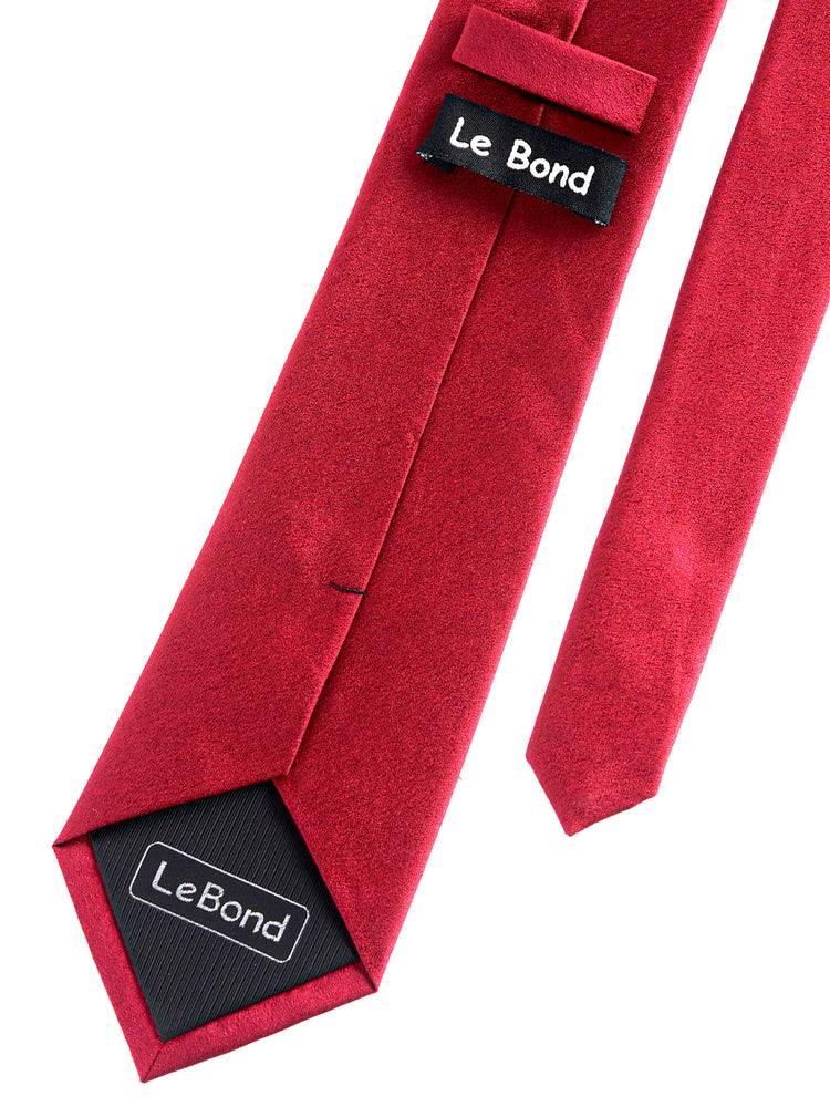 Solid Microfiber Tie