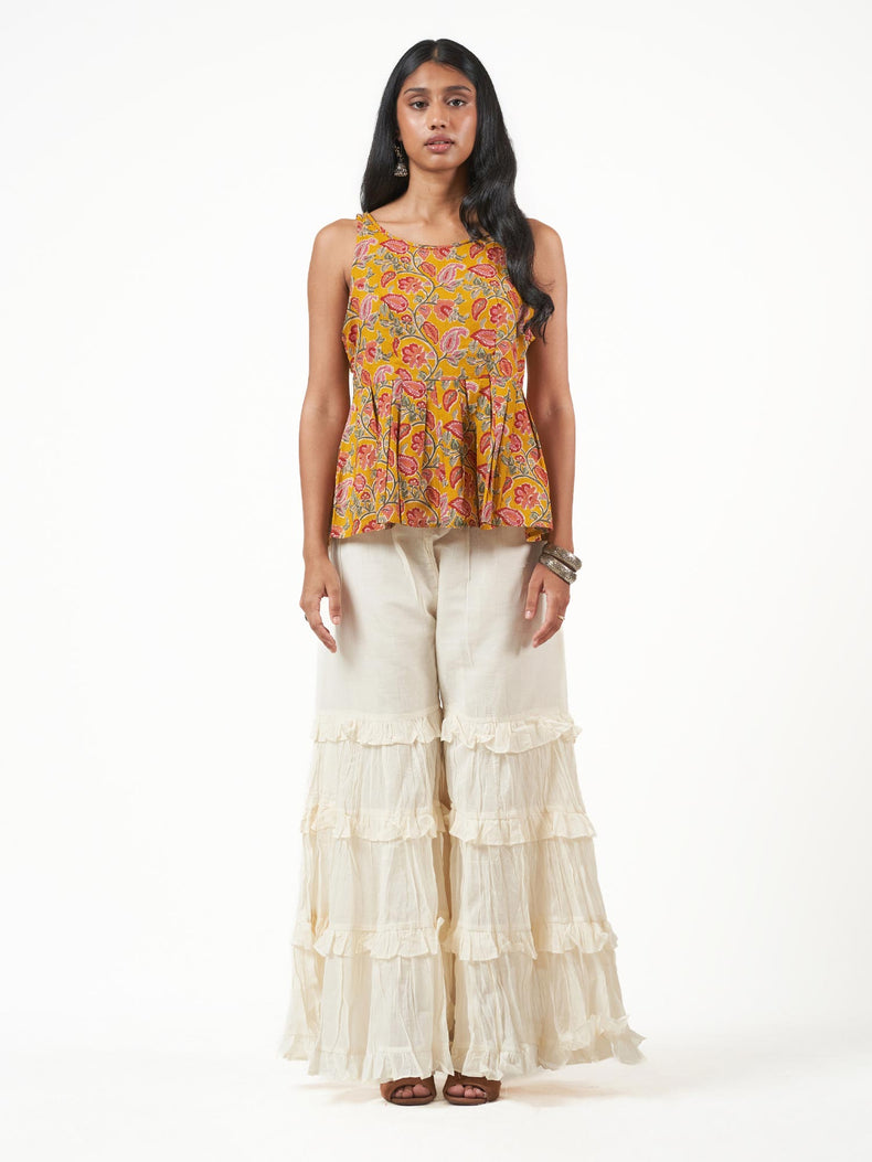 Cotton Screen Print Kurti Set