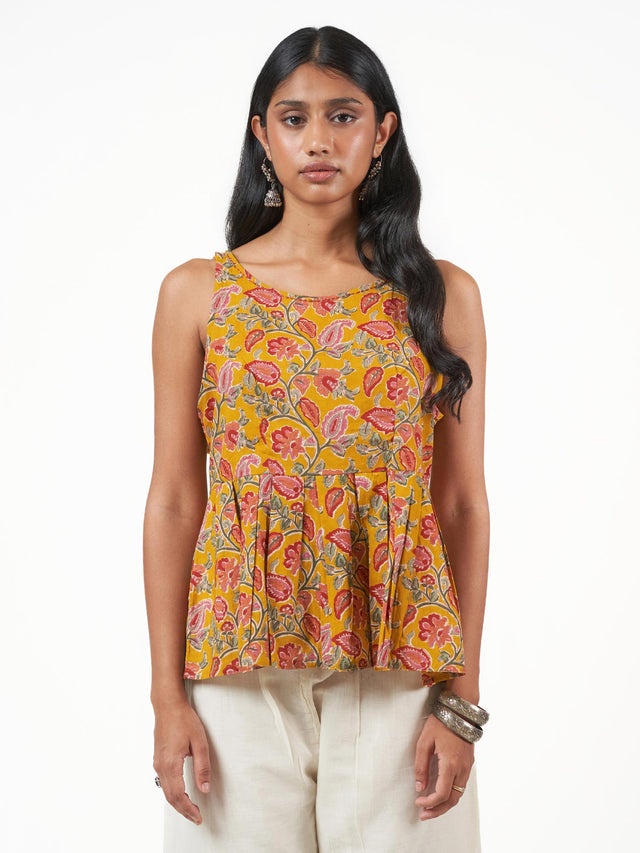 Cotton Screen Print Kurti Set