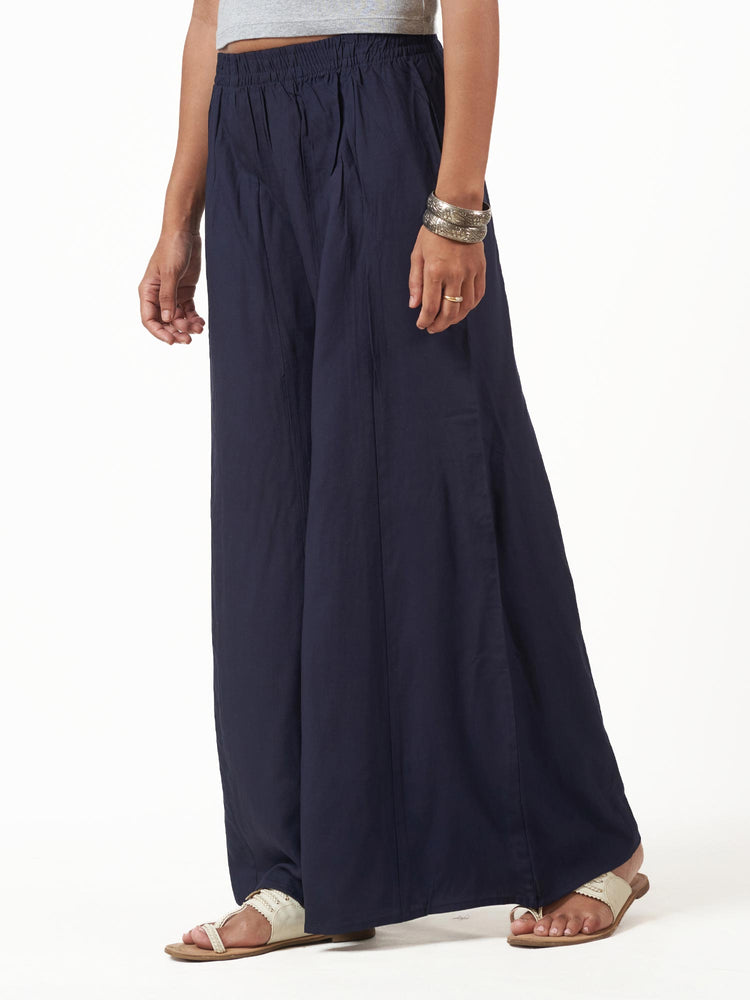Cotton Full Length Flared Pant