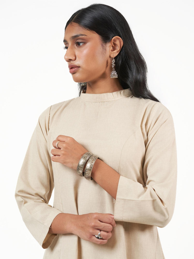 Cotton Classic Kurti Wide Pant Set