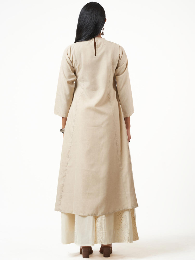 Cotton Classic Kurti Wide Pant Set