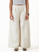 Cotton Flared Full Length Pants