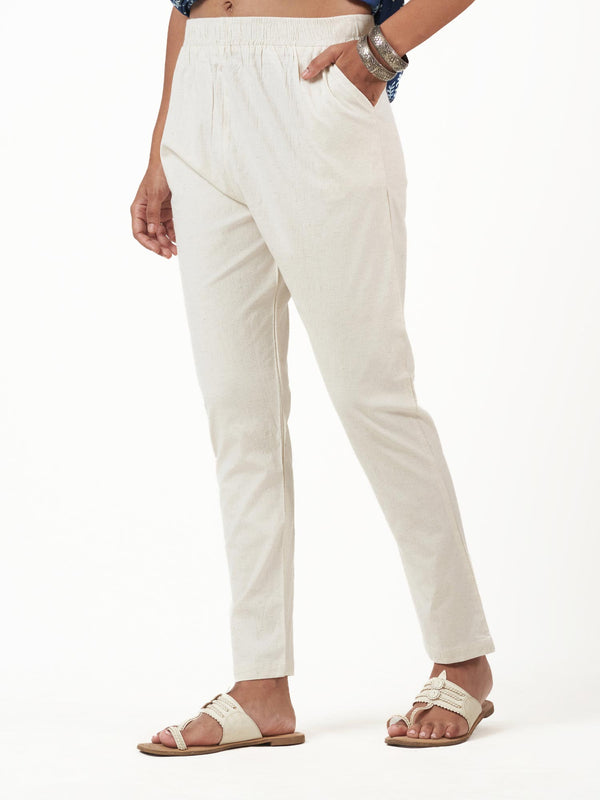 Cotton Semi Fit Pants