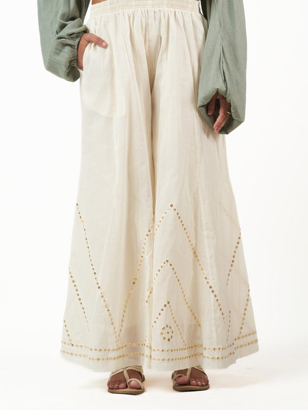 Khaadi Cotton Flared Pants