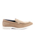 Nubuck Leather Embossed Party Slip-On Shoes