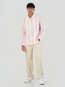 Linen Blend Zip Front Shacket