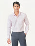 Pink Striped Long Sleeve Formal Shirt