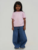 Pink Striped Regular Fit Short Sleeve T-Shirt