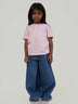 Pink Striped Regular Fit Short Sleeve T-Shirt