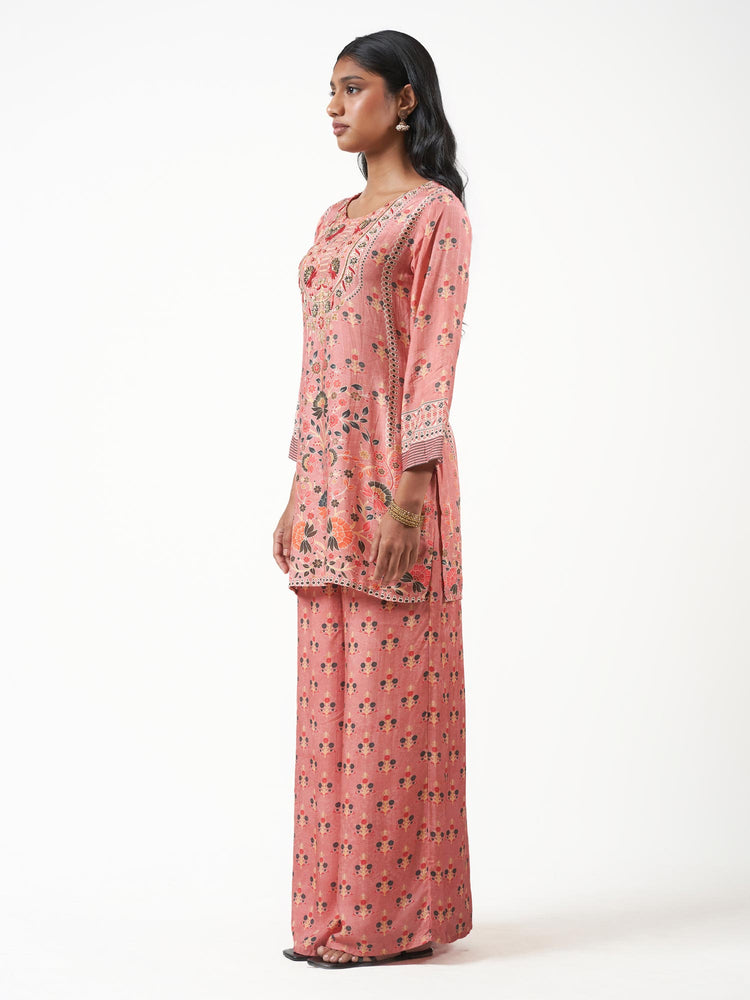 Viscose Cotton Printed Cord Set