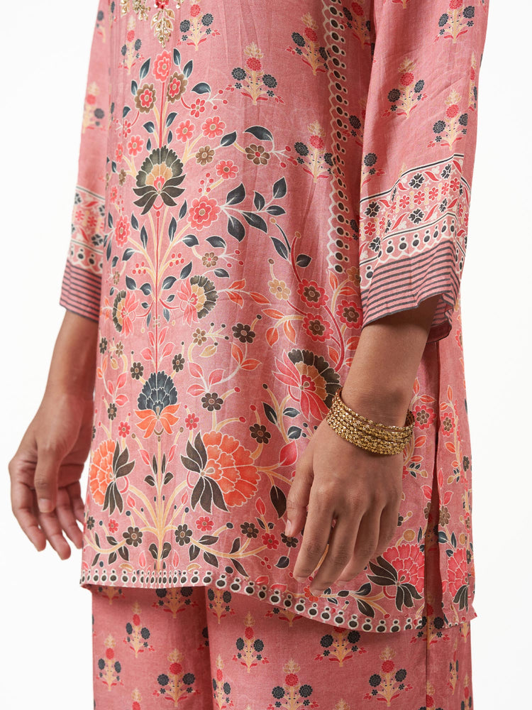 Viscose Cotton Printed Cord Set