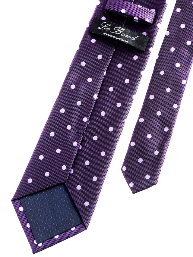 Dotted Microfiber Tie