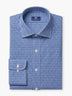 Royal Blue Fine Stripe Cotton Custom Shirt