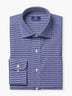 Royal Blue Fine Stripe Cotton Custom Shirt