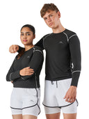 Unisex Long Sleeve Black Performance T-Shirt