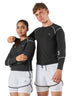 Unisex Long Sleeve Black Performance T-Shirt