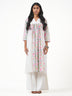 Cotton Printed V Neck Long Kurti