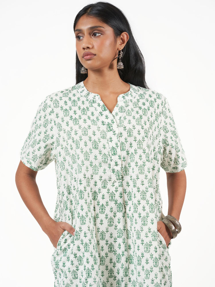 Cotton Printed Knee Length Kurti