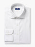 White Herringbone Cotton Dobby Custom Shirt