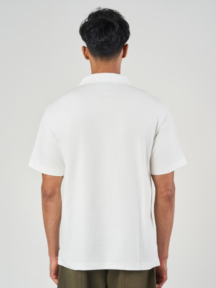 White Plain Regular Fit Cotton T-Shirt