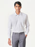 White Striped Long Sleeve Formal Shirt