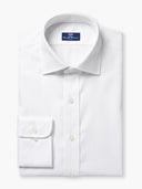 White Satin Cotton Custom Shirt
