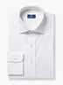 White Textured Cotton Dobby Custom Shirt