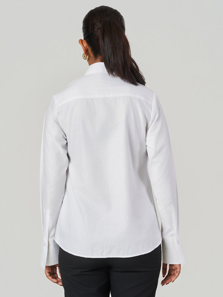 Textured Slim Fit Formal Shirt