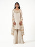 Tissue Silk Beaded Sharara Set