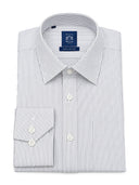 White Striped Cotton Regular Fit Shirt