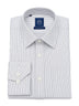 White Striped Cotton Regular Fit Shirt