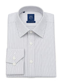 White Striped Cotton Regular Fit Shirt