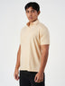 Yellow Striped Polo T-Shirt