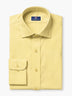 Yellow Textured Cotton Dobby Custom Shirt